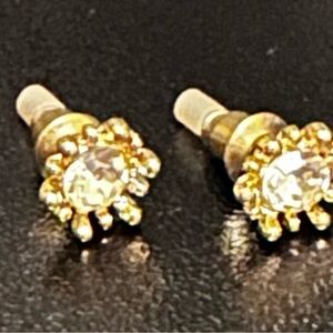 Elegant Gold Stud Earrings